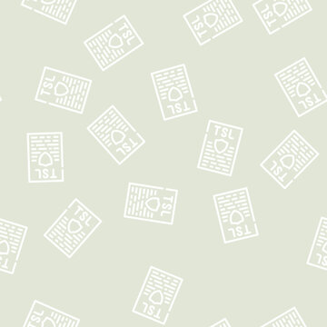 tsl protocol line seamless pattern tsl protocol thin line illustration
