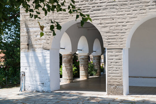 The church of Saint Nicholas in Portaria village, north west Pelion, central Greece