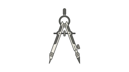 Geometric Drawing Tool Compass © Happy