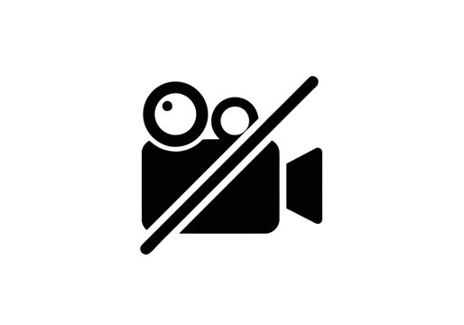 No Video Recording Allowed Sign.