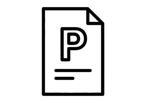 Page Document Icon Symbol.