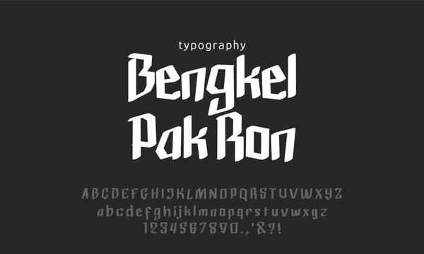 simple bold brush handwritten script font, modern design style for logo and branding	