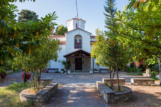The church of Agia Paraskevi in Argalasti village, south Pelion, Greece