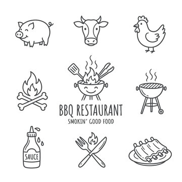 Barbecue restaurant smokin good food.