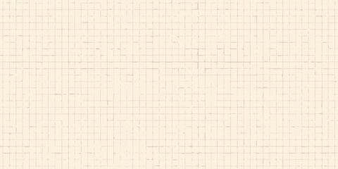 Fototapeta premium Grid pattern illustration light beige and white squares