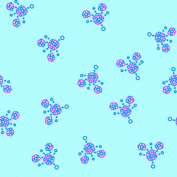 nuclear fission energy vector seamless pattern nuclear fission energy sign illustration