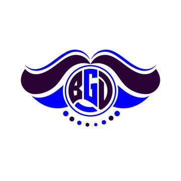 BGD letter logo creative design. BGD unique design