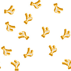 Fototapeta premium giraffe animal isometric seamless pattern. giraffe animal sign illustration