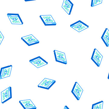 search web site seo optimization isometric seamless pattern. search web site seo optimization sign illustration