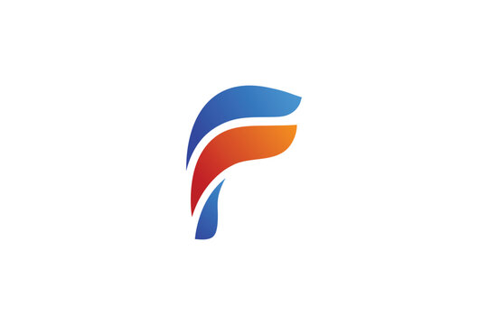 letter F logo f icon