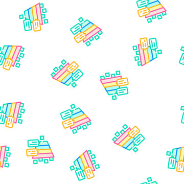 pyramided analysis with comments vector seamless pattern pyramided analysis with comments sign illustration