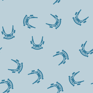 retainer orthodontist glyph vector seamless pattern. retainer orthodontist thin illustration