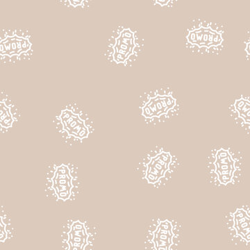 rumors talk about discounts line seamless pattern rumors talk about discounts thin line illustration
