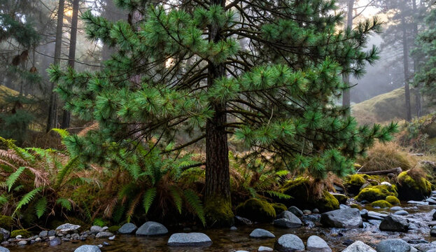 stream in the forest