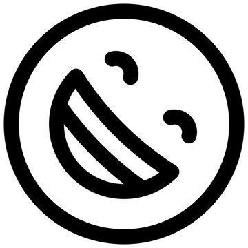 Comedy. Editable stroke vector icon.