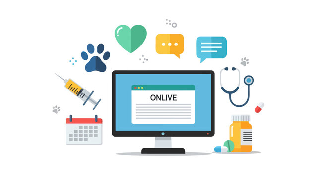 Digital healthcare services are available online for pets and people