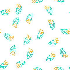 Naklejka premium dragon wing vector seamless pattern dragon wing sign illustration