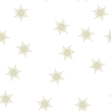 varicella zoster virus glyph vector seamless pattern. varicella zoster virus signthin illustration