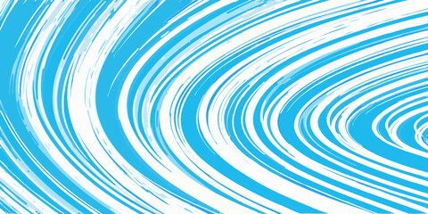 Fototapeta premium Cyan and white swirling lines pattern abstract dynamic design