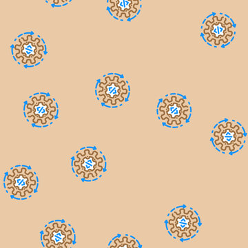 continuous integration software vector seamless pattern continuous integration software sign illustration