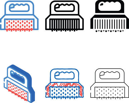 manual skinning forms machine color icon vector. manual skinning machine sign. isolated symbol illustration