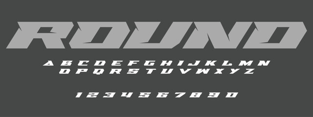 Racing Speed Alphabet Font Vector Bold Sport Typography Letters Download it in high resolution format and print in any size  © Hasan