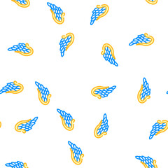 Naklejka premium angel wing vector seamless pattern angel wing sign illustration