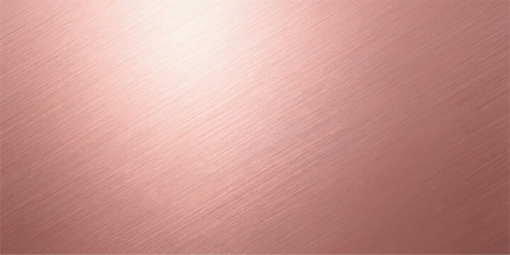 Textured rose gold surface with a subtle brushed metal effect, reflecting soft light with diagonal striations adding depth and elegance.