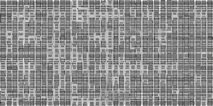 Grid pattern with rectangular cells grayscale vector illustration
