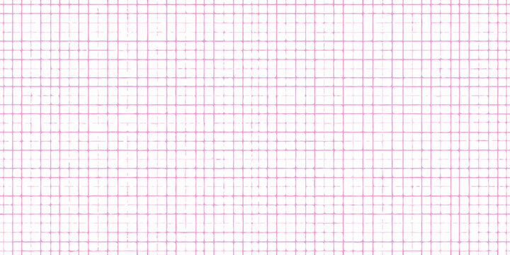 Pink grid pattern on white background repeating square design