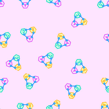 microservices software vector seamless pattern microservices software sign illustration