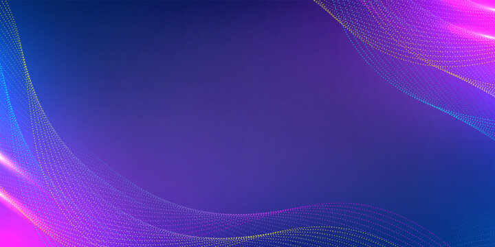 Abstract digital wave background fintech and blockchain technology background with digital data waves.