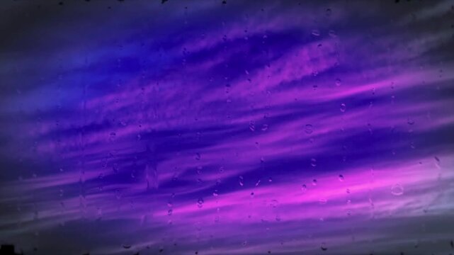 Stunning Galaxy Outer Space Backdrop with Sparkling Golden Stars and Purple Nebula in 4K Ultra HD Resolution