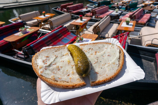 Lard Spread on Bread with Spreewald Pickles: A Tradition in the State of Brandenburg, Germany