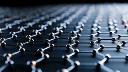 Obraz premium Nanotechnology develops microscopic materials and systems for healthcare, electronics, advanced manufacturing, and scientific innovation. 