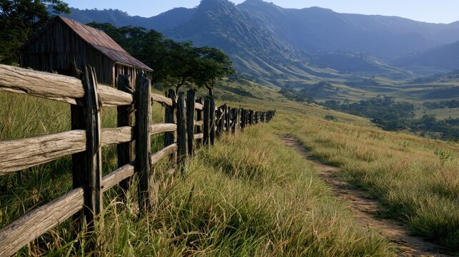 A rural lifestyle connects peaceful countryside living, nature, agriculture, and slower daily routines away from busy urban areas.
