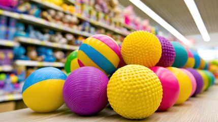 Obraz premium A toy store offering toys, games, puzzles, and educational play items that support children’s fun, creativity, and development. 