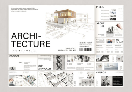 Architecture Portfolio Presentation Template