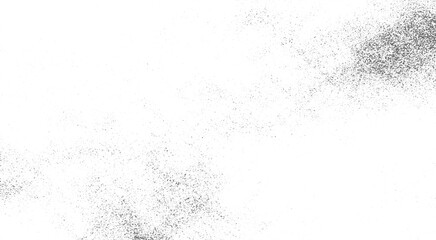 Obraz premium Abstract Halftone Dots Background Vector with Distressed Dirty Frame, Scratches and Dust Grain Particle Texture Overlay.