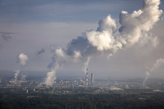 PKN Orlen Plock aerial view