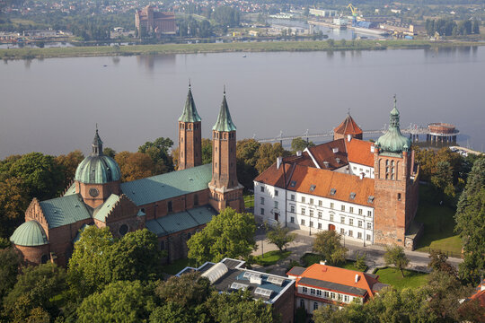 Plock aerial view