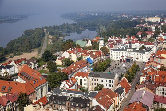 Plock aerial view