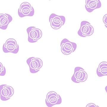 baby nipple with thermometer glyph vector seamless pattern. baby nipple with thermometer signthin illustration