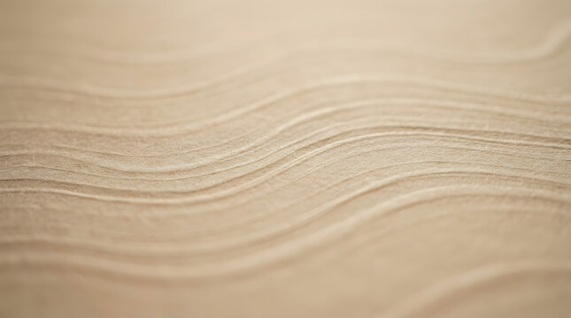 Zen sand garden with raked wavy lines, minimalist Japanese rock garden texture, beige desert sand ripples for meditation and wellness background