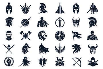 Obraz premium WARRIOR (stencil sheet)