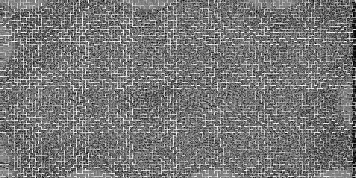 Seamless pattern of tiny black electronic circuit lines and dots
