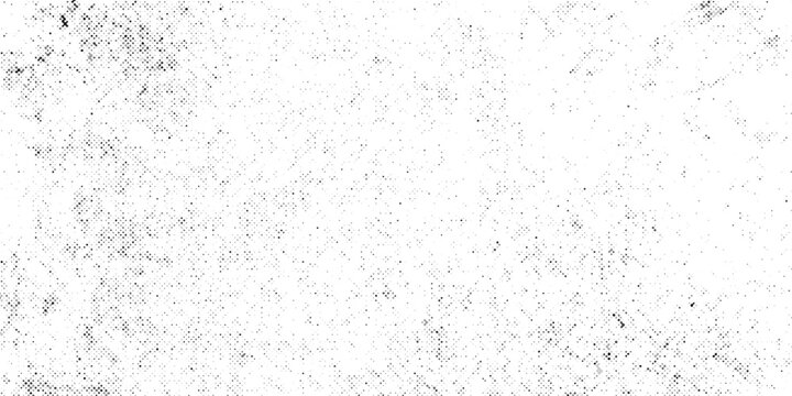 Abstract vector noise. Small particles of debris and dust. Distressed uneven background. Grunge texture overlay with fine grains isolated on white background. Vector illustration.