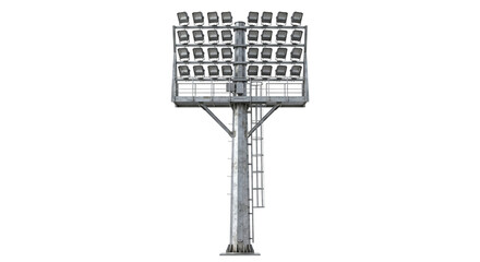 Tall stadium floodlight tower for sports arena illumination © shuphanida