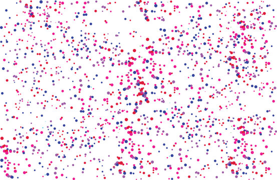 Colorful confetti falling on, festive party celebration background, vector illustration
