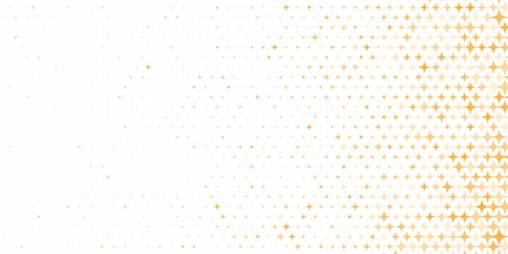 Gold confetti star seamless pattern. Yellow spark repeated wallpaper. Golden glitter sparkle repeating background.eps10